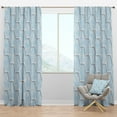 thumbnail image 1 of Designart 'Scandinavian Pattern V' Modern & Contemporary Blackout Curtain Panel, 1 of 4