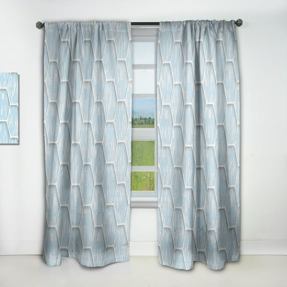 Designart 'Scandinavian Pattern V' Modern & Contemporary Curtain Panel