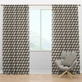 thumbnail image 1 of Designart 'Scandinavian Pattern VII' Scandinavian Blackout Curtain Panel, 1 of 4