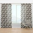 thumbnail image 1 of Designart 'Scandinavian Pattern VIII' Scandinavian Curtain Panel, 1 of 4
