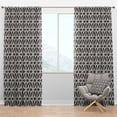 thumbnail image 1 of Designart 'Scandinavian Pattern XI' Scandinavian Blackout Curtain Panel, 1 of 4