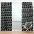 thumbnail image 1 of Designart 'Scandinavian Pattern XIX' Scandinavian Blackout Curtain Panel, 1 of 4