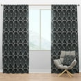 thumbnail image 1 of Designart 'Scandinavian Pattern XXIII' Modern & Contemporary Blackout Curtain Panel, 1 of 4