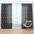 thumbnail image 1 of Designart 'Scandinavian Pattern XXIII' Modern & Contemporary Curtain Panel, 1 of 4