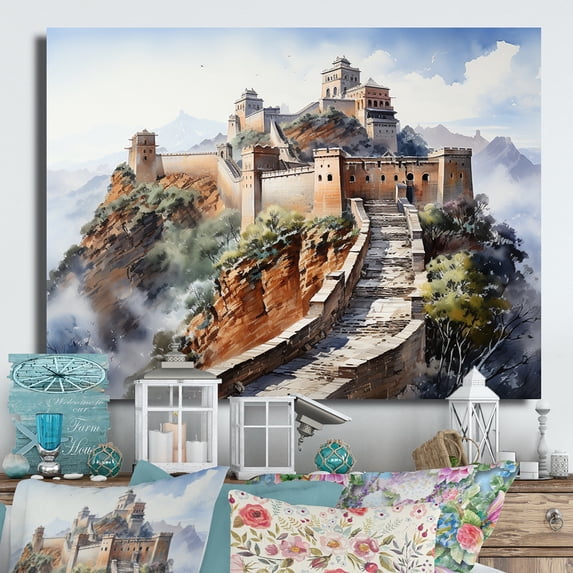 Designart "Scenic Asian Beauty III" Chinese Metal Art Print