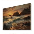 thumbnail image 1 of Designart "Scenic Beach Photography III" Nautical & Beach Print on Natural Pine Wood, 1 of 5