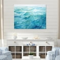 thumbnail image 1 of Designart "Scenic Blue Ocean In Motion VI" Ocean Canvas Prints, 1 of 7
