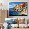 thumbnail image 1 of Designart "Scenic Spanish Coastline" Nautical & Beach Floater Framed Canvas Wall Art, 1 of 7