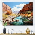 thumbnail image 1 of Designart "Scenic Splendor of Nevada s Canyons III" Landscapes Wall Art Print, 1 of 5