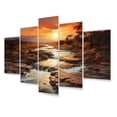 thumbnail image 1 of Designart "Scenic Splendor of Nevada s Canyons V" Landscapes Metal Wall Decor Set, 1 of 5