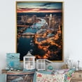 thumbnail image 1 of Designart "Scenic Spot in Austin s Beautiful Cityscape I" Cityscapes Floater Framed Wall Decor, 1 of 7