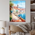 thumbnail image 1 of Designart "Scenic Views Of Italy IV" Italy Wall Art Living Room, 1 of 7