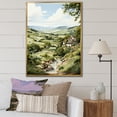 thumbnail image 1 of Designart "Scenic Vineyard Elegance I" Vineyard Floater Framed Canvas Art Print, 1 of 5