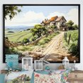 thumbnail image 1 of Designart "Scenic Vineyard Elegance II" Vineyard Floater Framed Wall Art Prints, 1 of 5