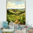 thumbnail image 1 of Designart "Scenic Vineyard Elegance V" Vineyard Floater Framed Canvas Prints, 1 of 5