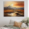 thumbnail image 1 of Designart "Scenic Volcanic Vista" Volcano Canvas Art Print, 1 of 7
