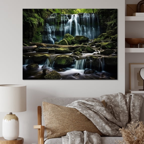 Designart "Scenic Waters Landscape II" Landscapes Wall Decor