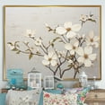thumbnail image 1 of Designart "Scenic White Dogwood Blossom VII" Dogwood Floater Framed Wall Art Prints, 1 of 5