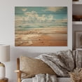 thumbnail image 1 of Designart "Scenic horizon Coastal Serenity IV" Landscapes Print on Natural Pine Wood, 1 of 5