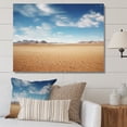 thumbnail image 1 of Designart "Scenic horizon Desert Infinite Horizon VI" Landscapes Canvas Wall Art, 1 of 5