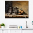 thumbnail image 1 of Designart "Scent Of Yesteryears In Tea I" Coffee & Tea Canvas Wall Art, 1 of 1