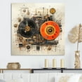 thumbnail image 1 of Designart "Schematic Sketch Sasquatch I" Vinyl Records Canvas Prints, 1 of 7