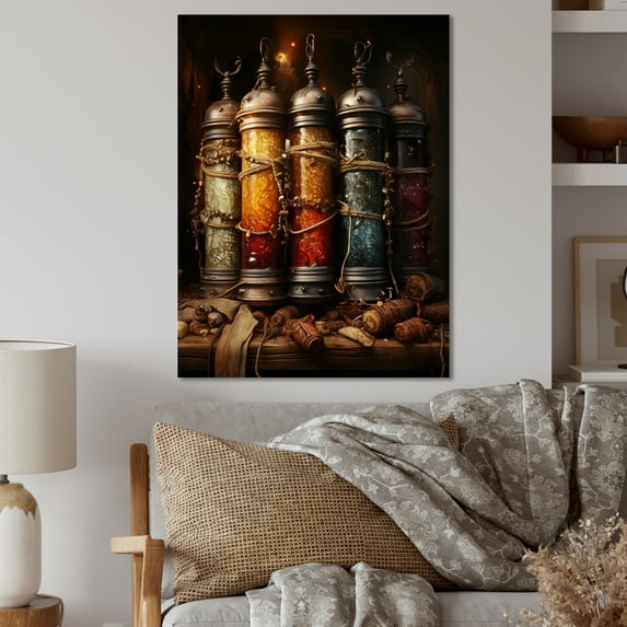 Designart "Scrolls of the Hebrew Torah" Religion & Spirituality Metal Art Living Room