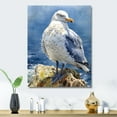 thumbnail image 1 of Designart "Seagull on the Shore IV" Seagull Metal Wall Decor, 1 of 5