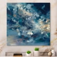 thumbnail image 1 of Designart "Seascape Abstract Painting I" Abstract Liquid Ink Wall Art For Bathroom, 1 of 5