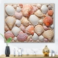 thumbnail image 1 of Designart "Seashell Contemporary composition" Animals Canvas Art Print, 1 of 5