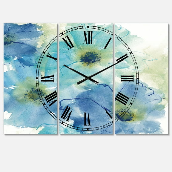 Designart 'Seashell Cosmos II' Lodge Wall Clock