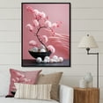 thumbnail image 1 of Designart "Seashell Sumi Asian Painting VII" Asian Floater Framed Wall Art Print, 1 of 7