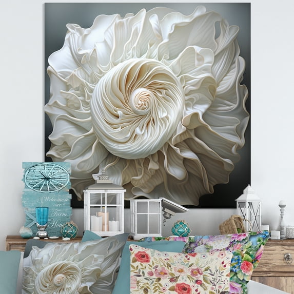 Designart " Seashells" Animals Metal Wall Decor