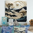 thumbnail image 1 of Designart "Seashore Sand Rhythm Art" Nautical & Beach Canvas Wall Art, 1 of 5