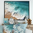thumbnail image 1 of Designart "Seashore Sophistication" Coastal Floater Framed Wall Decor, 1 of 5