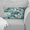 thumbnail image 1 of Designart "Seaside Leaf Symphony III" Tropical Printed Throw Pillow, 1 of 5