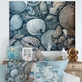 thumbnail image 1 of Designart "Seaside Seashells I" Modern Landscape Beach Wall Art Print, 1 of 5
