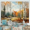 thumbnail image 1 of Designart "Seasonal Birch Birch Wood II" Tree Birch Wall Decor, 1 of 5