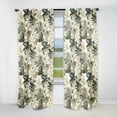 thumbnail image 1 of Designart "Second Oasis In Neutral Tropics I" Tropical Blackout Curtain Single Panel, 1 of 4