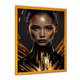 thumbnail image 1 of Designart Sensual Liquid Gold Woman I Framed Wall Art, 1 of 5