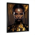 thumbnail image 1 of Designart Sensual Liquid Gold Woman III Framed Wall Art, 1 of 5