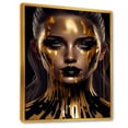 thumbnail image 1 of Designart Sensual Liquid Gold Woman VII Floating Frame Wall Art, 1 of 5
