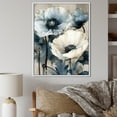 thumbnail image 1 of Designart "Serenade With A Blue And White Poppy Bouquet" Poppy Floater Framed Canvas Prints, 1 of 5