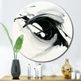 thumbnail image 1 of Designart "Serene Abstract Neutral X" Abstract Shapes Oversized Wall Clock, 1 of 5