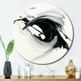 thumbnail image 1 of Designart "Serene Abstract Neutral X" Abstract Shapes Oversized Wall Clock, 1 of 5