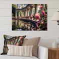 thumbnail image 1 of Designart "Serene Architectural Beauty with Florals I" Floral Metal Wall Art Prints, 1 of 5