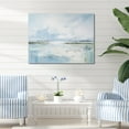 thumbnail image 1 of Designart "Serene Beach Horizon In Soft Colors" Coastal Minimalism Canvas Art Print, 1 of 7