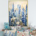 thumbnail image 1 of Designart "Serene Blue Bonnets Field" Blue Bonnets Picture Framed Wall Art Prints, 1 of 5