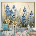 thumbnail image 1 of Designart "Serene Blue Bonnets Field I" Blue Bonnets Floater Framed Canvas Prints, 1 of 5