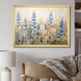 thumbnail image 1 of Designart "Serene Blue Bonnets Field III" Blue Bonnets Picture Framed Wall Art Living Room, 1 of 5